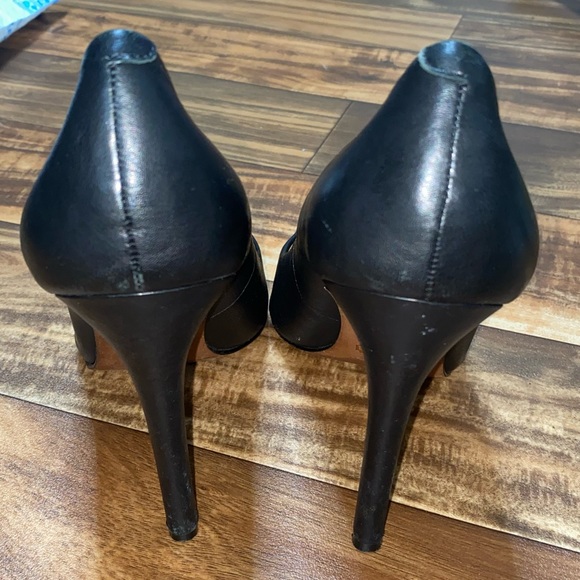 Coach • NACIE Snake Toe Leather Stilettos - Picture 7 of 12